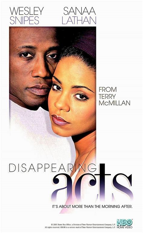 A struggling construction worker and an aspiring musician find themselves falling in love in this compelling romantic drama starring Wesley. . The disappearing act movie true story